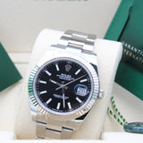 Rolex Datejust 41 Schwarz - 126334 - LC100 05/2025 - Neu und Ungetragen - Full Set