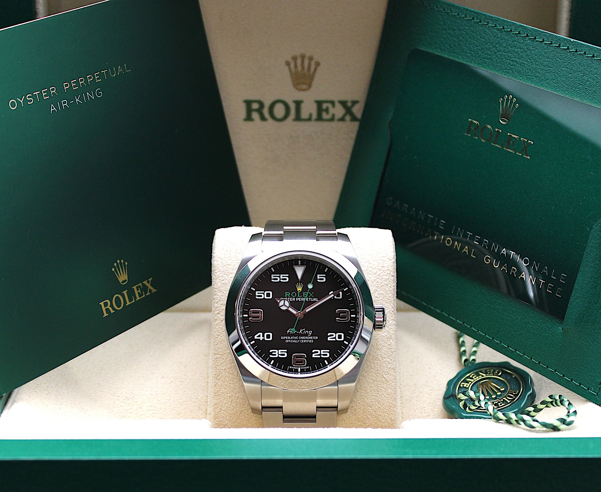 Rolex Air King 116900 LC100 02/2021 New and unworn Full Set