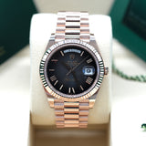 Rolex Day-Date Everose Slate Roman - 228235 - 03/2026 - New and Unworn - Full Set