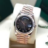 Rolex Day-Date Everose Slate Roman - 228235 - 03/2026 - New and Unworn - Full Set