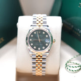 Rolex Datejust 31 Steel, Gold, Olive Dial - 278273 - 07/2026 - New and Unworn - Full Set