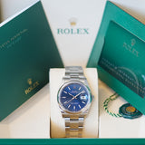 Rolex Datejust 36 Blau 126200 - LC100 02/2026 - Neu und Ungetragen - Full Set