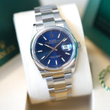 Rolex Datejust 36 Blau 126200 - LC100 02/2026 - Neu und Ungetragen - Full Set