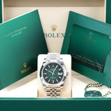 Rolex Datejust 41 Green Ombre - 126300 - LC100 07/2026 - New and Unworn - Full Set