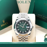 Rolex Datejust 41 Green Ombre - 126300 - LC100 07/2026 - New and Unworn - Full Set