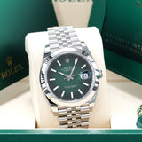 Rolex Datejust 41 Green Ombre - 126300 - LC100 07/2026 - New and Unworn - Full Set