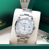 Rolex Datejust 36 Silver Diamond - 126234 - LC100 09/2026 - New and Unworn - Full Set - 19% VAT