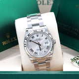 Rolex Datejust 36 Silver Diamond - 126234 - LC100 09/2026 - New and Unworn - Full Set - 19% VAT