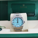 Rolex Oyster Perpetual 36 Tiffany - 126000 - LC100 12/2025 - Neu und Ungetragen - Full Set