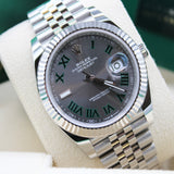 Rolex Datejust 41 Wimbledon - 126334 - 05/2023 LC100 - Neuwertig - Full Set
