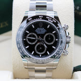 Rolex Daytona Schwarz - 126500LN Neue Referenz - LC100 05/2025 - Neu und Ungetragen - Erstkaufrechnung - Full Set