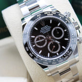 Rolex Daytona Schwarz - 126500LN Neue Referenz - LC100 05/2025 - Neu und Ungetragen - Erstkaufrechnung - Full Set