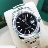 Rolex Datejust 41 Schwarz - 126300 - LC100 05/2026 - Neu und Ungetragen - Full Set