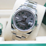 Rolex Datejust 41 Wimbledon - 126334 - LC100 09/2020 - Neuwertig - Full Set - Erstkaufrechnung