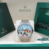 Rolex Oyster Perpetual 41 Celebration - 124300 - LC100 08/2024 - New and unworn - Full Set - First purchase invoice
