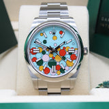 Rolex Oyster Perpetual 41 Celebration - 124300 - LC100 08/2024 - New and unworn - Full Set - First purchase invoice