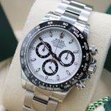 Rolex Daytona Panda - 116500LN - LC100 2023 - Neu und Ungetragen, fast vollverklebt - Full Set - Discontinued