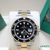 Rolex Submariner Date Stahl Gold Schwarz - 126613LN - 12/2025 LC100 - Neu und Ungetragen - Full Set
