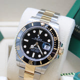 Rolex Submariner Date Stahl Gold Schwarz - 126613LN - 12/2025 LC100 - Neu und Ungetragen - Full Set