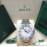 Rolex Explorer II Polar White - 226570 - 10/2025 - New and unworn - Full Set