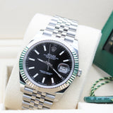 Rolex Datejust 41 Schwarz - 126334 - LC100 01/2026 - Neu und Ungetragen - Full Set