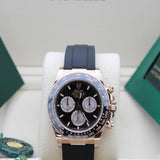 Rolex Daytona Oysterflex Everose Black - 126515LN - LC100 05/2024 - New and unworn - Full Set