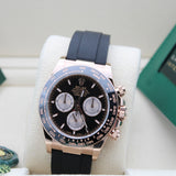 Rolex Daytona Oysterflex Everose Black - 126515LN - LC100 05/2024 - New and unworn - Full Set