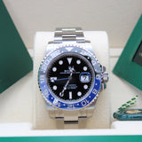 Rolex GMT Master II Batman - 126710BLNR - LC100 05/2025 - Full Stickers - New and unworn - Full Set
