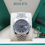 Rolex Datejust 41 Rhodium - 126334 - LC100 07/2025 - New and unworn - Full Set