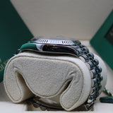 Rolex Datejust 41 Grün Motif - 126334 - LC100 02/2023 - Neuwertig/Teilverklebt - Discontinued - Full Set