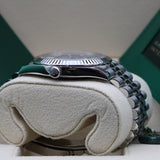 Rolex Datejust 41 Grün Motif - 126334 - LC100 02/2023 - Neuwertig/Teilverklebt - Discontinued - Full Set