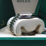 Rolex Datejust 41 Stahl Gold Schwarz - 126333 - LC100 09/2025 - Neu und Ungetragen - Full Set