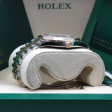 Rolex Datejust 41 Stahl Gold Schwarz - 126333 - LC100 09/2025 - Neu und Ungetragen - Full Set