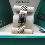 Rolex Datejust 41 Stahl Gold Schwarz - 126333 - LC100 09/2025 - Neu und Ungetragen - Full Set