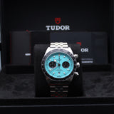 Tudor Black Bay Chrono Turquoise (Flamingo) 79360N - LC100 09/2026 - New and Unworn - Full Set