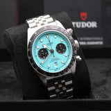 Tudor Black Bay Chrono Turquoise (Flamingo) 79360N - LC100 09/2026 - New and Unworn - Full Set