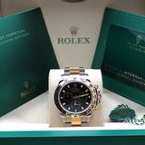 Rolex Daytona Steel, Gold, Black - 116503 - 09/2023 LC100 - New and Unworn - Discontinued