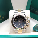 Rolex Daytona Steel, Gold, Black - 116503 - 09/2023 LC100 - New and Unworn - Discontinued