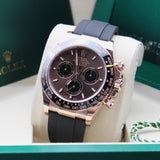 Rolex Daytona Oysterflex Everose Chocolate - 126515LN - LC100 08/2025 - New and unworn - Full Set