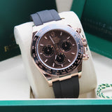Rolex Daytona Oysterflex Everose Chocolate - 126515LN - LC100 08/2025 - New and unworn - Full Set