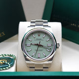 Rolex Oyster Perpetual 41 Pistazie - 134300 - LC100 08/2025 - Neu und Ungetragen - Full Set