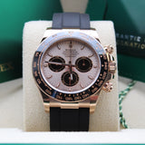 Rolex Daytona Oysterflex Everose Sundust - 126515LN - LC100 02/2025 - Neu und Ungetragen - Full Set