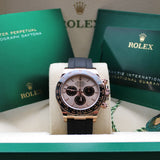 Rolex Daytona Oysterflex Everose Sundust - 126515LN - LC100 02/2025 - Neu und Ungetragen - Full Set