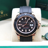 Rolex Yacht Master 40 Oysterflex Rosegold - 126655 - 05/2022 Germany - New and unworn - Full Set
