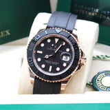 Rolex Yacht Master 40 Oysterflex Rosegold - 126655 - 05/2022 Germany - New and unworn - Full Set