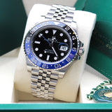 Rolex GMT Master II Batgirl - 126710BLNR - LC100 06/2025 - New and Full Stickers - Full Set