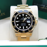 Rolex Submariner Date Yellow Gold Black - 126618LN - LC100 05/2022 - New and unworn - First purchase invoice - Full Set