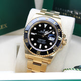 Rolex Submariner Date Yellow Gold Black - 126618LN - LC100 05/2022 - New and unworn - First purchase invoice - Full Set