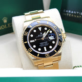 Rolex Submariner Date Yellow Gold Black - 126618LN - LC100 05/2022 - New and unworn - First purchase invoice - Full Set