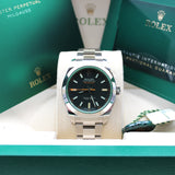 Rolex Datejust Milgauss Schwarz - 116400GV - 01/2024 - Neu und Fast Vollverklebt - Full Set - Discontinued